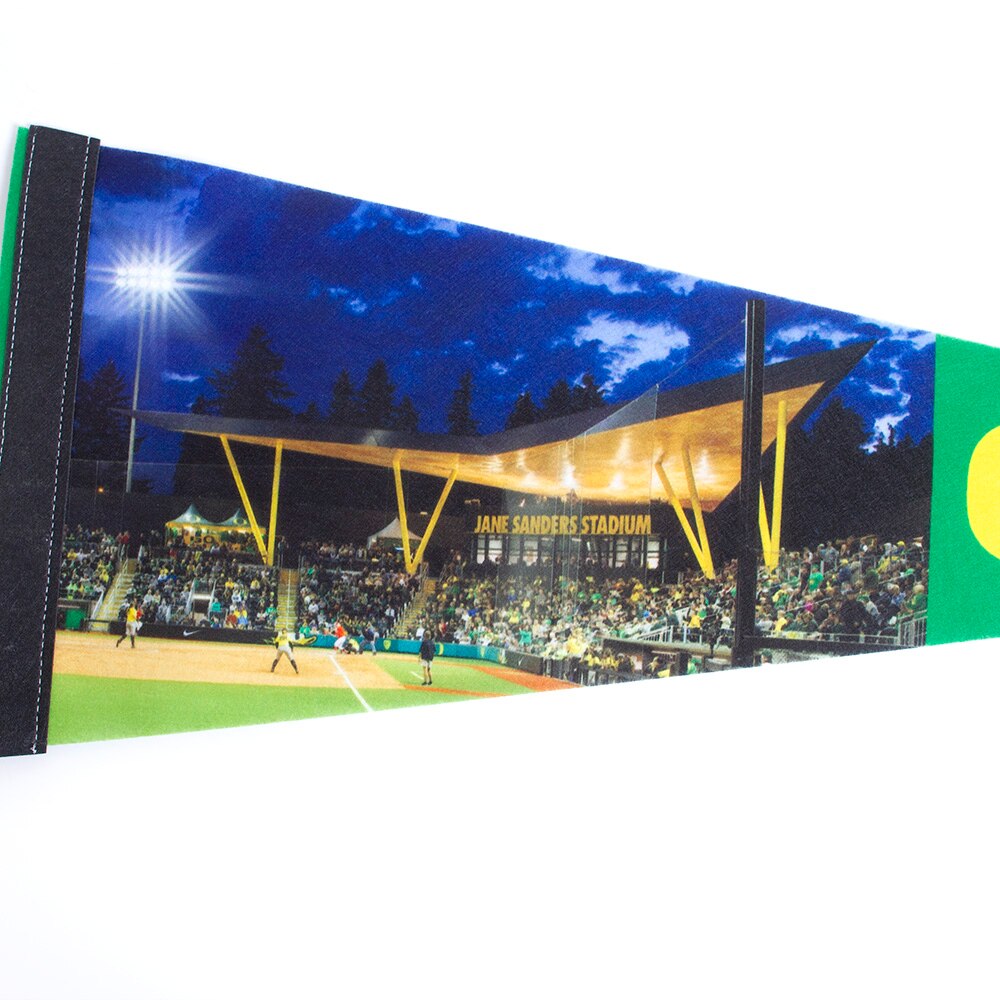 Jane Sanders Stadium, Neil, Green, Pennants, Home & Auto, 9"x24", Softball, Felt, 708387